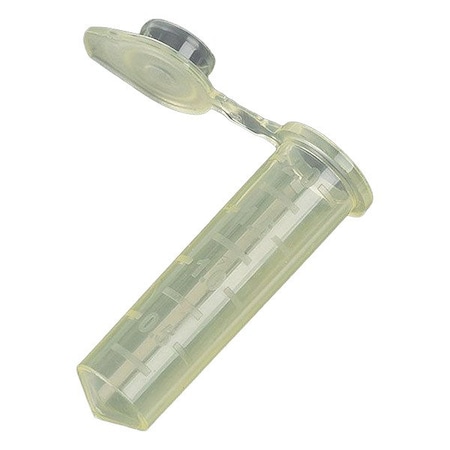 Globe Scientific Microcentrifuge Tube, Yellow, PK500 111574Y