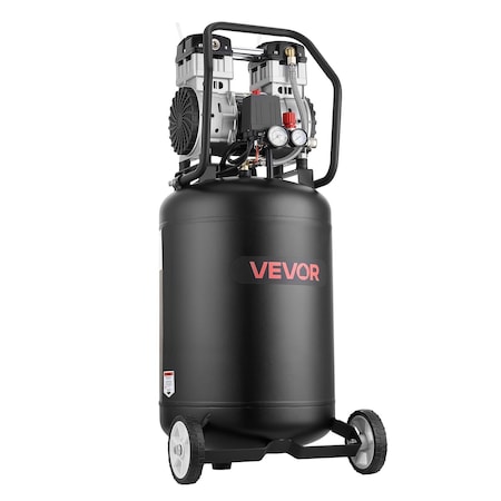Vevor 20-Gallon Air Compressor 2HP 4.5 SCFM at 90PSI Max 125PSI Oil-Free Tank 1500D-221BS/125-10A68L
