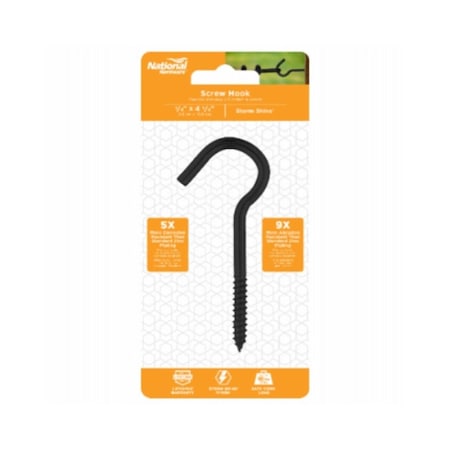 National Hardware 0.25 x 4.25 in. Screw Hook 113780