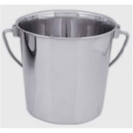 Qt Dog 9 Quart Bucket - Stainless Steel SS0144