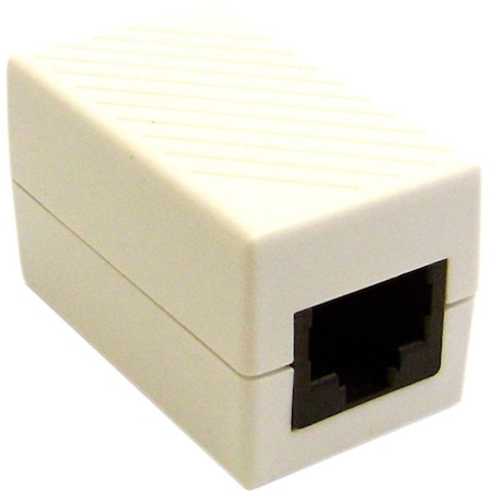 Cable Wholesale Cat6 Coupler, White, RJ45 Female, Unshielded 30X8-02400WH