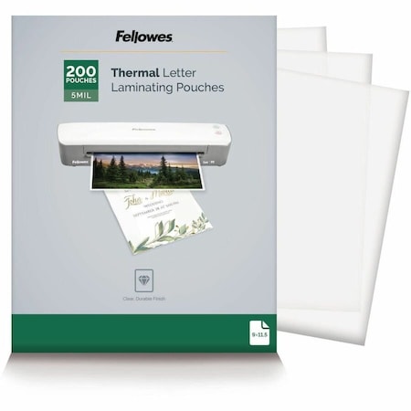 Fellowes Pouch, Laminating, Ltr, 5Ml 5743601
