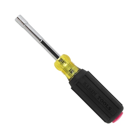 Klein Tools Metric Magnetic Color-Coded Nut Driver, Heavy-Duty Hollow-Shaft, 6mm 65406MAGM