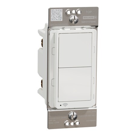 Square D Switch, X Series, Single Pole, Wifi SQR141U1WHW