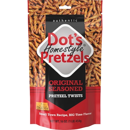 Dots 16 Oz. Original Homestyle Pretzels 51610