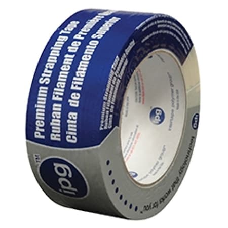 Intertape Strapping Tape, 60 yd L, 1-7/8 in W, Polypropylene Backing, Natural 9718