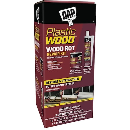 Plastic Wood Epoxy Filler, Natural, 8.6 oz Cartridge 7079821005