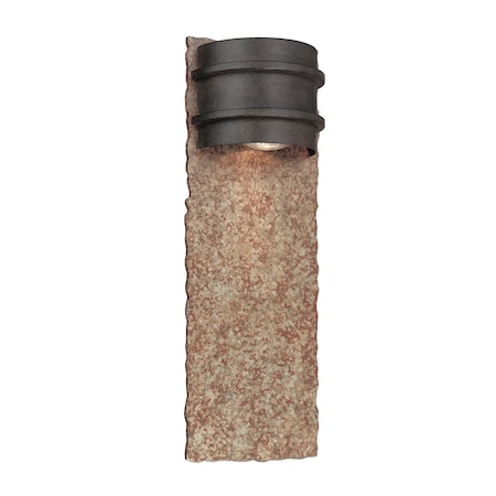 Troy Lighting Bamboo 1 Light Wall Sconce 5.5 In. Bamboo Bronze B1853BB