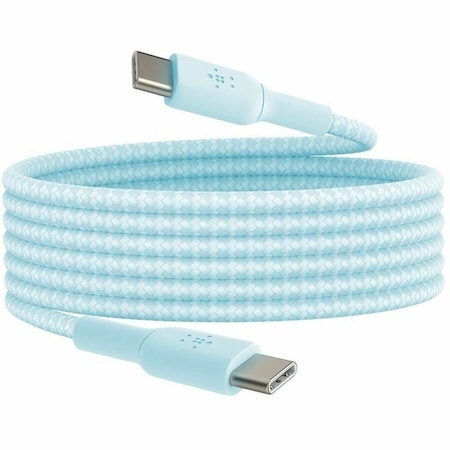 Belkin BRAIDED PVC, USB-C CHARGE CABLE, 60W, BLUE, 2M CAB004BT2MBL