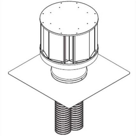 Vecindario Direct Vent Insert Kit with Two 30 in. Liners, Plus Term Cap Components VE1725310