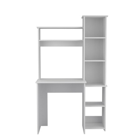 Homeroots 40" White Computer Desk 477863
