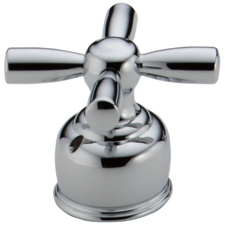 Delta Neostyleold Metal Cross Handle Set - Roman Tub In Chrome H66