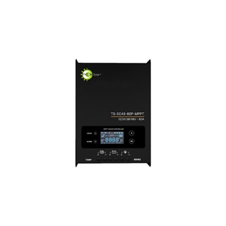 Tycon Systems 12/24/36/48V Auto 60A MPPT Smart Temp Comp Solar Charge Ctrl w/ Sta TS-SC48-60P-MPPT