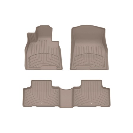 Weathertech Tan, Front and Rear FloorLiner HP 451621-1-2IM