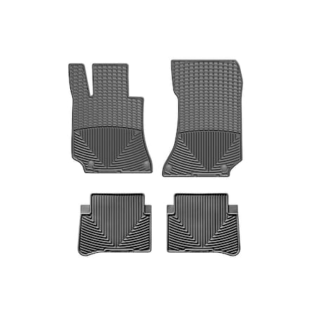 Weathertech Black, Front and Rear All Weather Floor Mats W357-W164
