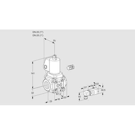 Honeywell Kromschroder VAS125R/NWSL KS88030483