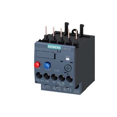 Siemens Overload relay 2.2.3.2 A Thermal For motor protection Size S00 Class 10 3RU2116-1DB0