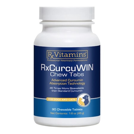 Rx Vitamins Rx CurcuWIN Chewable Tablets, Advanced Curcumin Absorption Technology, 1.6 oz (45gm), 90PK 8830