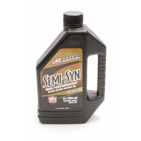 Maxima Racing Oils 1 qt Semi-Syn Motor Oil 10W40 Semi-Synthetic MAX39-34901BS