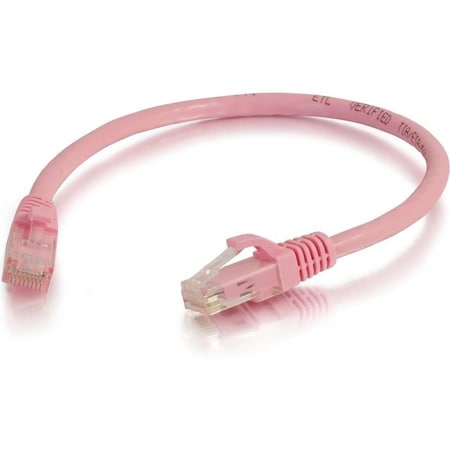 C2G 2FT CAT6 SNAGLESS UTP CABLE-PNK 4044
