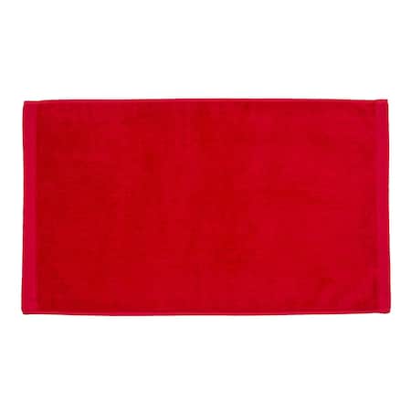 Towelsoft Premium Velour Hand Face Sports Towel 16 inch x26 inch Red HandTowel-GV1201-RD