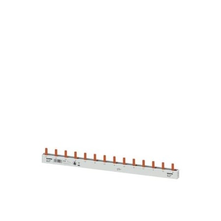 Siemens Pin Busbar, 10mm2 connection: 3p/N RCCB N-right 1x RCCB 4-pole + 5x MCB 5ST3625-4