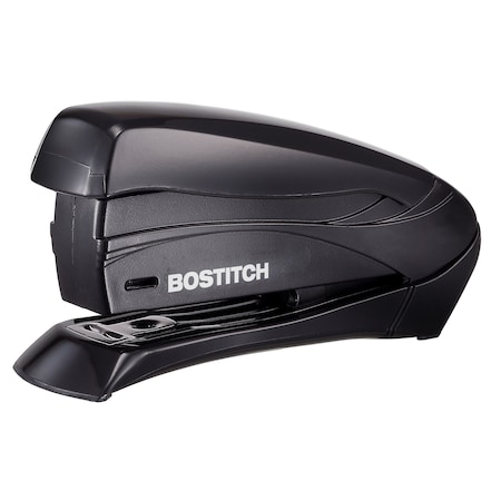 Bostitch Inspire Stapler, 15-Sheet Capacity, One Finger Use, No Effort, Spring Powered Stapler, Black 1493