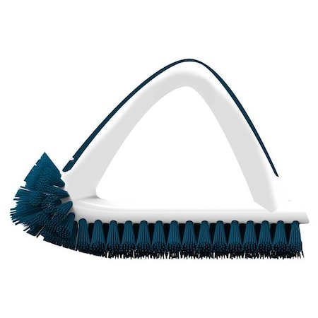 Unger Grout and Corner Scrubber, Blue Bristle 979870