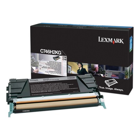 Lexmark High-Yield Toner, 12,000 Page-Yield, Black C746H2KG