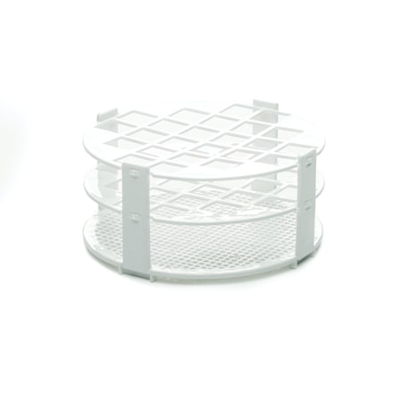 United Scientific Plastic Test Tube Rack, Round, 24-Tube TTHP05