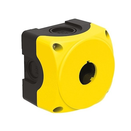 Lovato Black And Yellow Single Device Enclosure Pb Station LPZP1A5