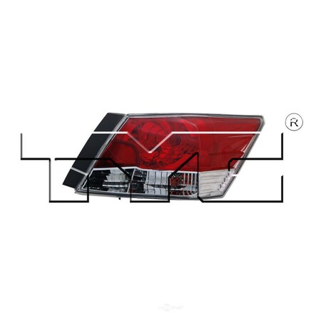 Tyc Capa Certified Tail Light Assembly 11-6250-00-9