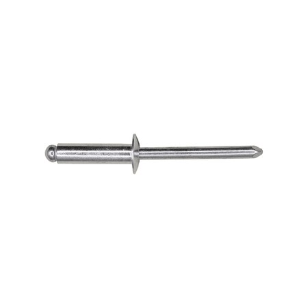 Auveco Pan-L-Rivets Dome 3/8in Diameter 3/16in Grip 3/8in-1/2in, 100PK 8938