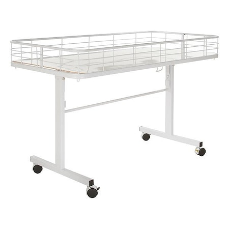 Econoco DumpDisplayTable, Wht, 31inH, 47inL DT48/W