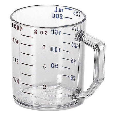 Cambro Measuring Cup, PK 12 CA25MCCW135