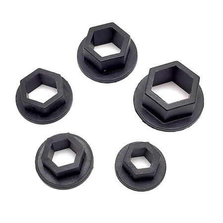 Bojo Tools 5-Piece Plastic Metric Socket-Wrench Insert Kit - Low Torque Duty WI-5MM-XNGL