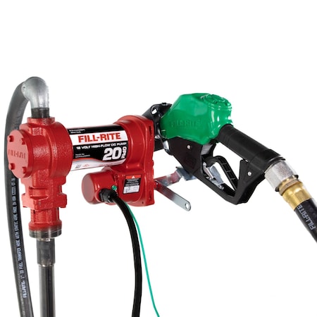 Fill-Rite Electric Drum Pump, Cast Iron, 12 V DC FR4210HD