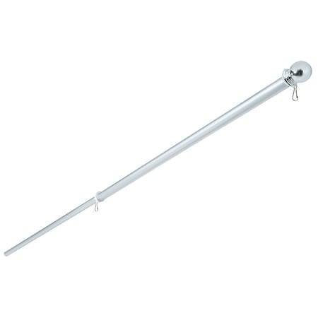 Valley Forge 6 Ft. x 1'' Aluminum Anti-Wrap Flag Pole Kit 60733