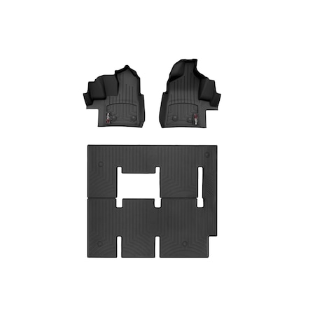 Weathertech Black, Front and Rear Floorliners 4416801-445995