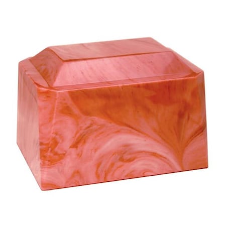 Fasttrack2Fitness Cultured Marble Cremation Vail Adult Urn, Rose Quartz FA2062587