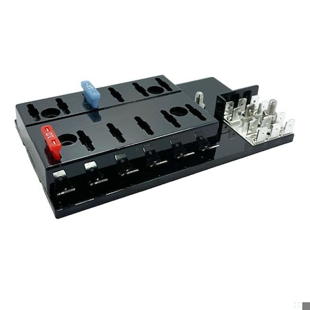 Optifuse Fuse Block for Regular Blade - Ground, 12P BLC-112-G