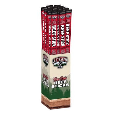 Old Trapper Jalapeno Beef Stick 1.75 oz Shrink Wrapped 30240T
