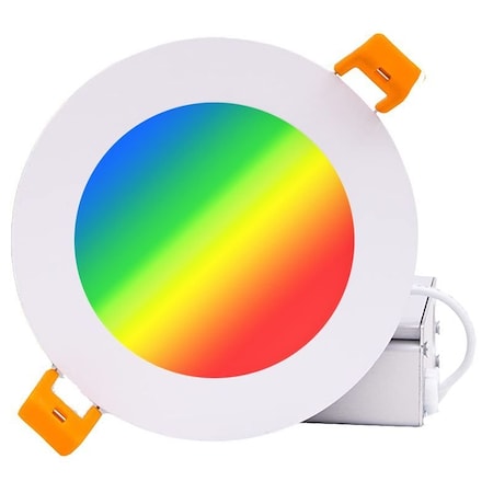 Westgate 6in 12W SLIM CANLESS LIGHT RGBWW WG APP OR REMOTE, White TC-RSL6-RGBWW