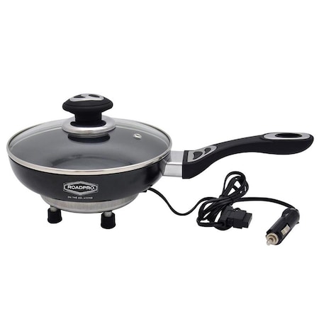 Roadpro 12V Portable Frying Pan with Non-Stick Surface RO85265
