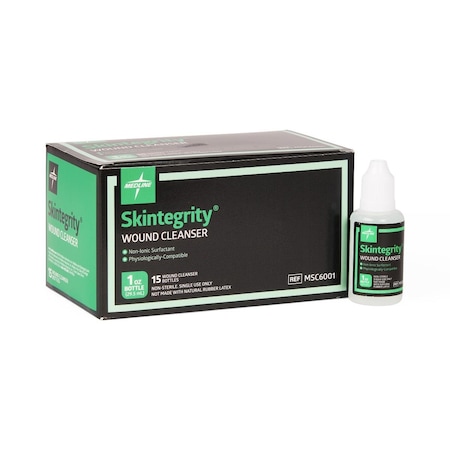 Medline Skintegrity Wound Cleanser, 1 oz. Bottle, 30PK MSC6001