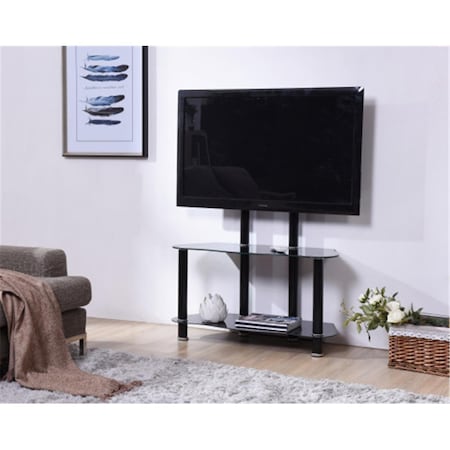 Hodedah 35 in. Wide Tv Stand With Mount HITV104