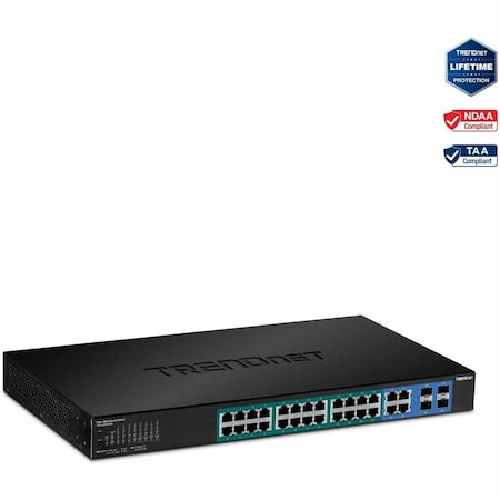 Trendnet 28 Port Gigabit Web Smart PoE TPE2840WS
