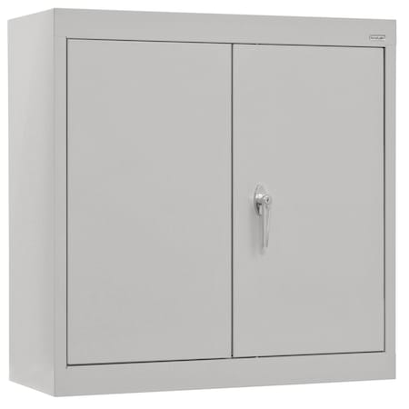 Sandusky Lee Heavy Duty Welded Steel Wall-Mount Storage Cabinet, 30x12x26, Dove Gray WA11301226-05