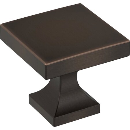 Amerock Pedestal 1.0625'' Square Oil Rubbed Bronze Knob BP37024ORB