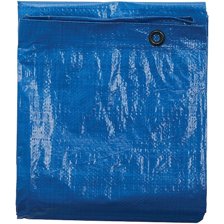 Do It Best Blue Woven 5 Ft. x 7 Ft. Medium Duty Poly Tarp 709353